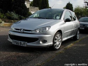 Coque de clé Peugeot 206