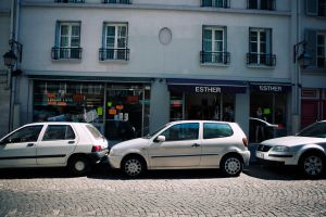 Parking de rue à Paris