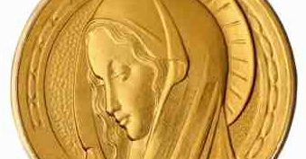 Médaille de baptême en or, le cadeau éternel