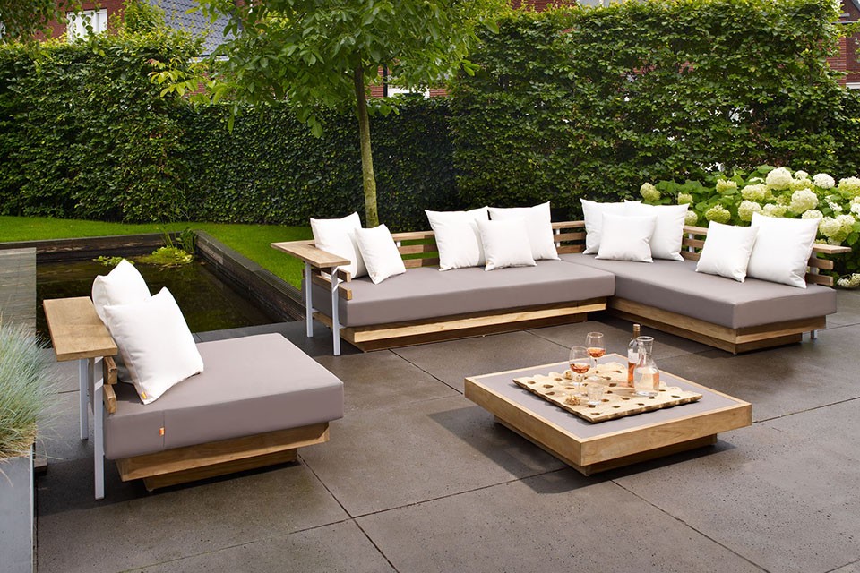 Salon de jardin en teck