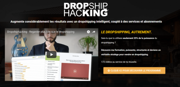Tout savoir sur la formation Dropship Hacking de Franck Houbre