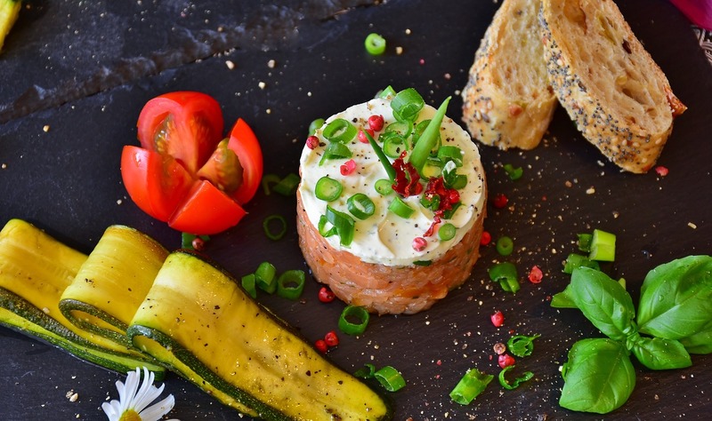 tartare au saumon